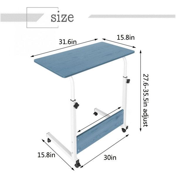 Inbox Zero Home Can Be Raised And Lowered Mobile Computer Desk 80Cm*40Cm12 Wayfair.ca